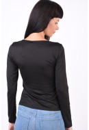 Women Blouse Vero Moda Vmbianca V-Neck Black